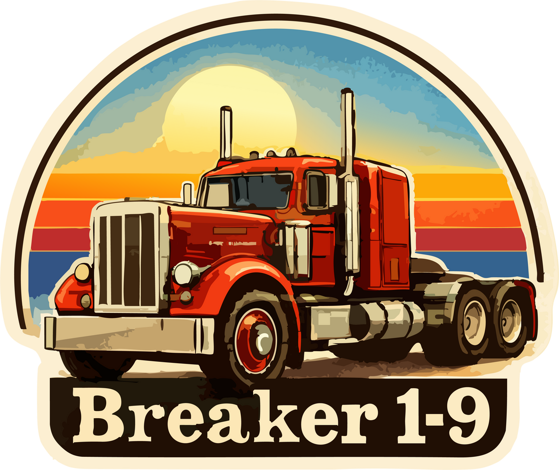 Sticker: Car Semi Breaker 1-9 - Pack of 24