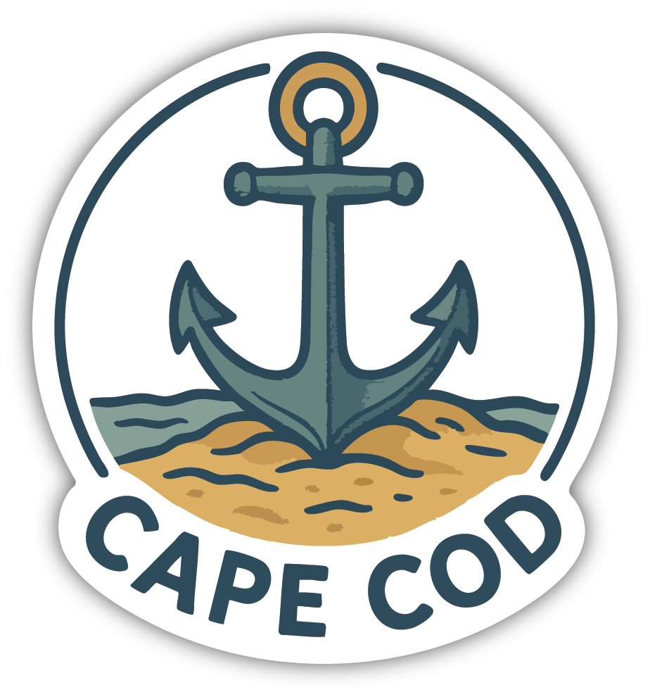 Sticker: Anchor Badge - Pack of 24