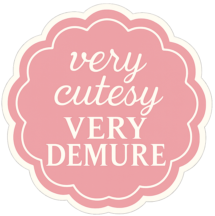 Sticker: Very Cutesy Very Demure - Pack of 24