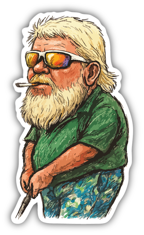 Sticker: John Daly - Pack of 24