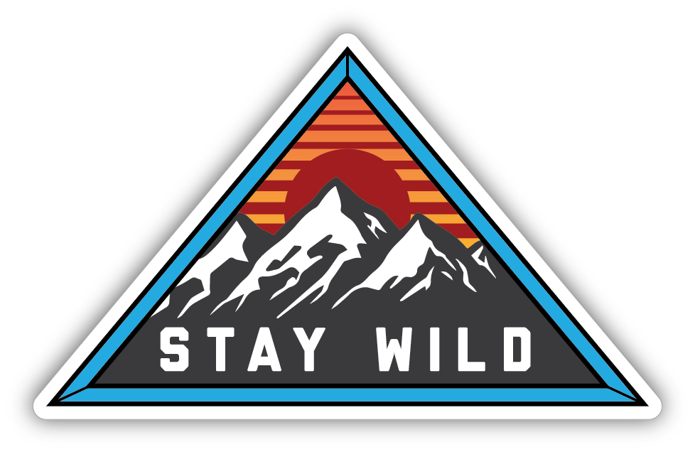 Sticker: Stay Wild - Namedrop - Pack of 24