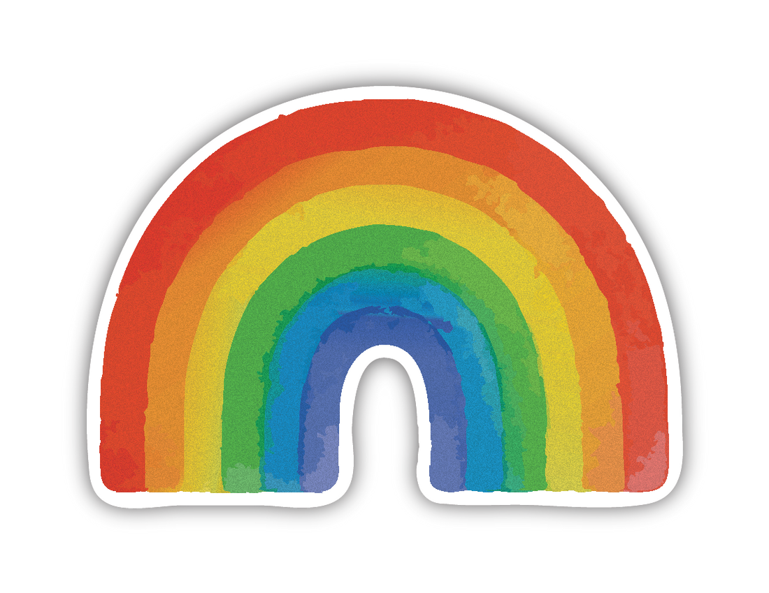Sticker: Rainbow - Pack of 24
