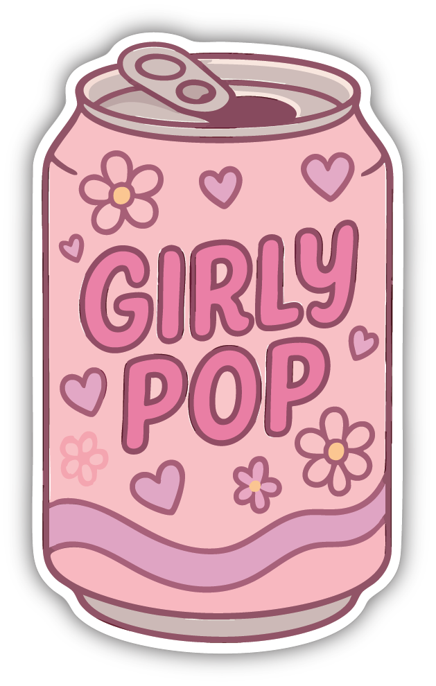 Sticker: Girly Pop - Pack of 24