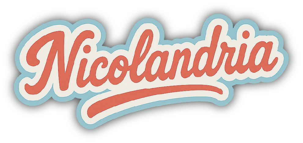 Sticker: Nicolandria - Pack of 24