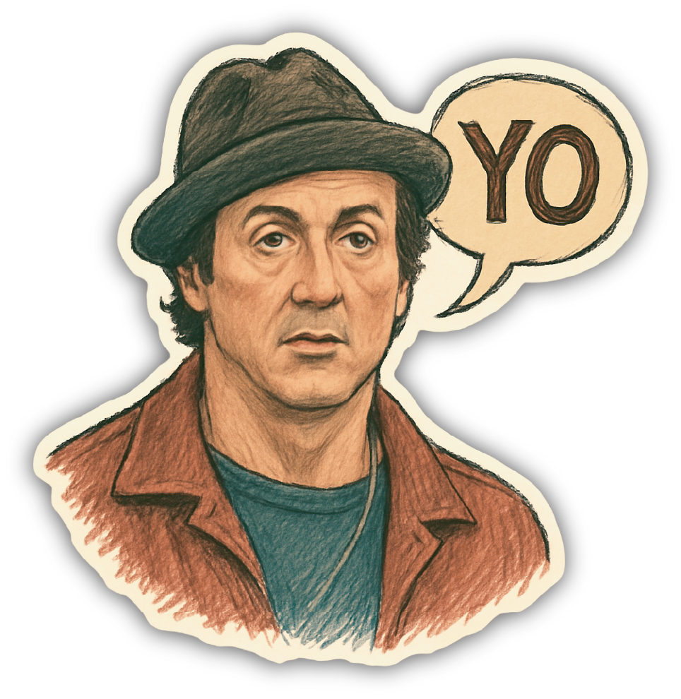 Sticker: Rocky - Pack of 24