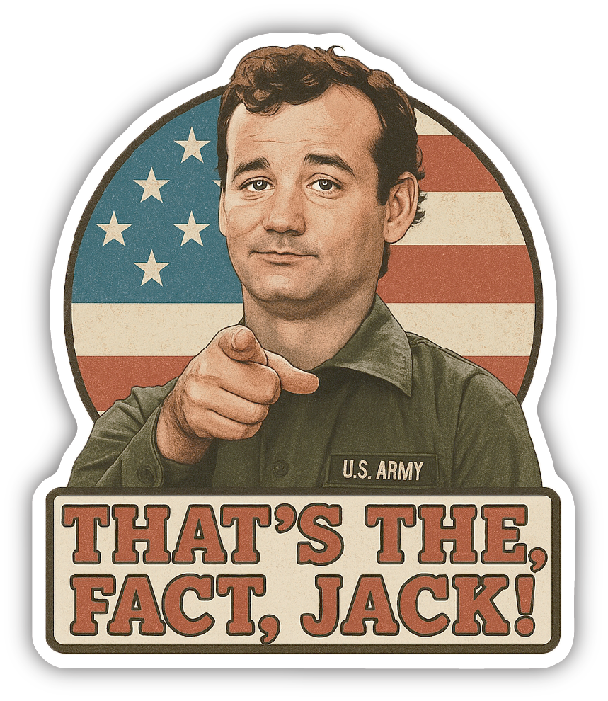 Sticker: Thats the Fact Jack - Pack of 24