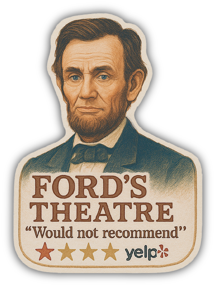 Sticker: Ford's Theatre - Pack of 24