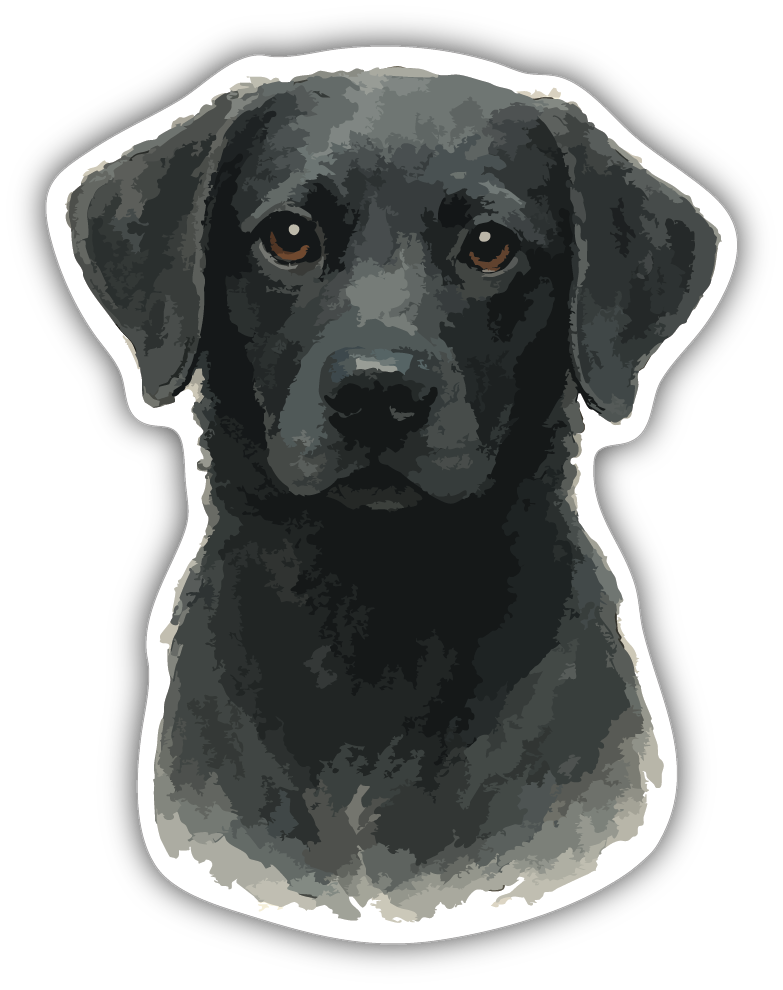 Sticker: Labrador Retriever - Pack of 24