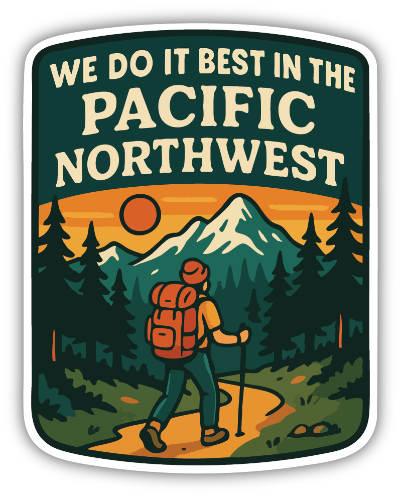 Sticker: We Do it Best in the PNW - Namedrop - Pack of 24