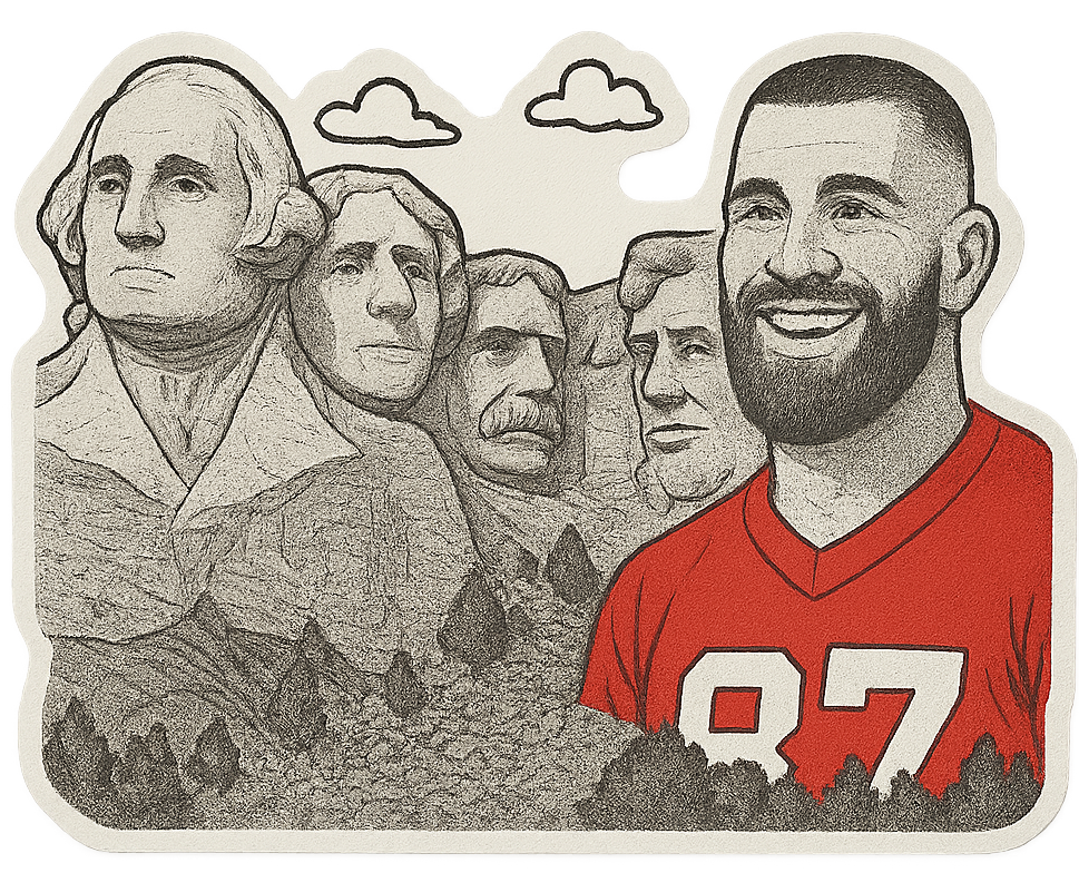 Sticker: Travis Kelce - Pack of 24