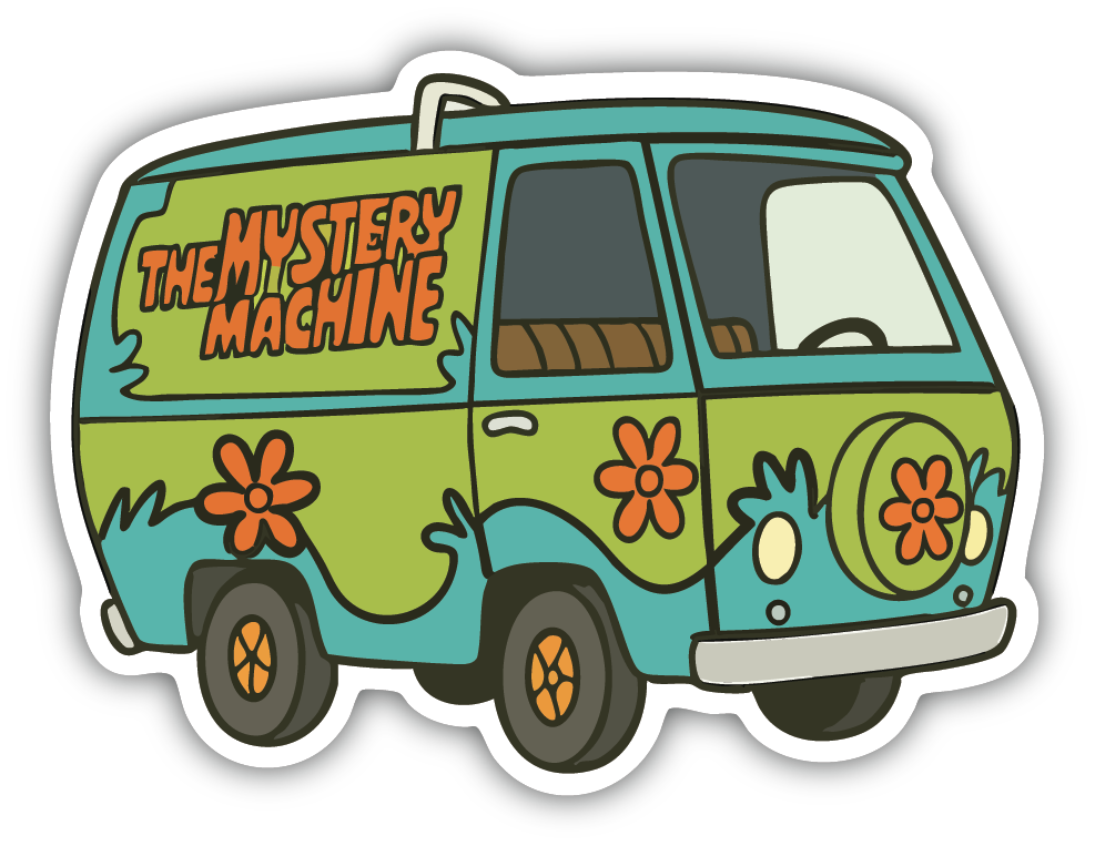 Sticker: The Mystery Machine - Pack of 24