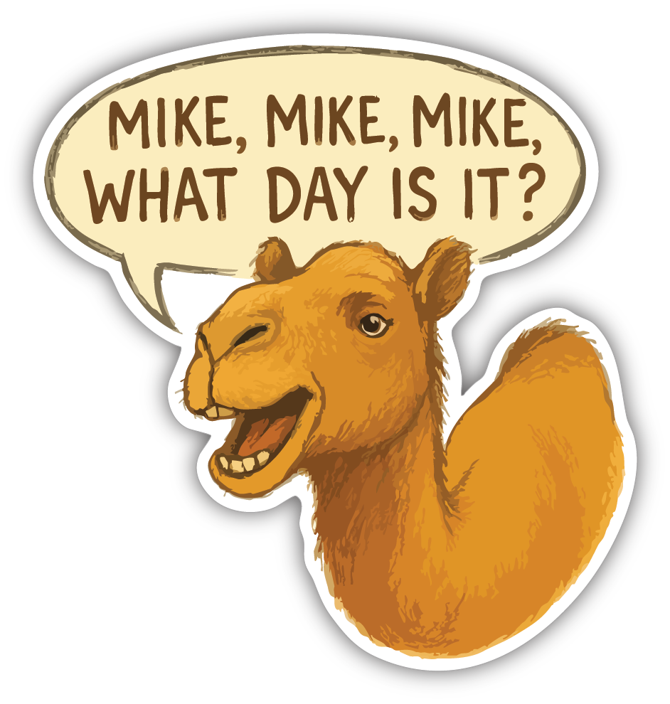 Sticker: Mike, Mike, Mike - Pack of 24