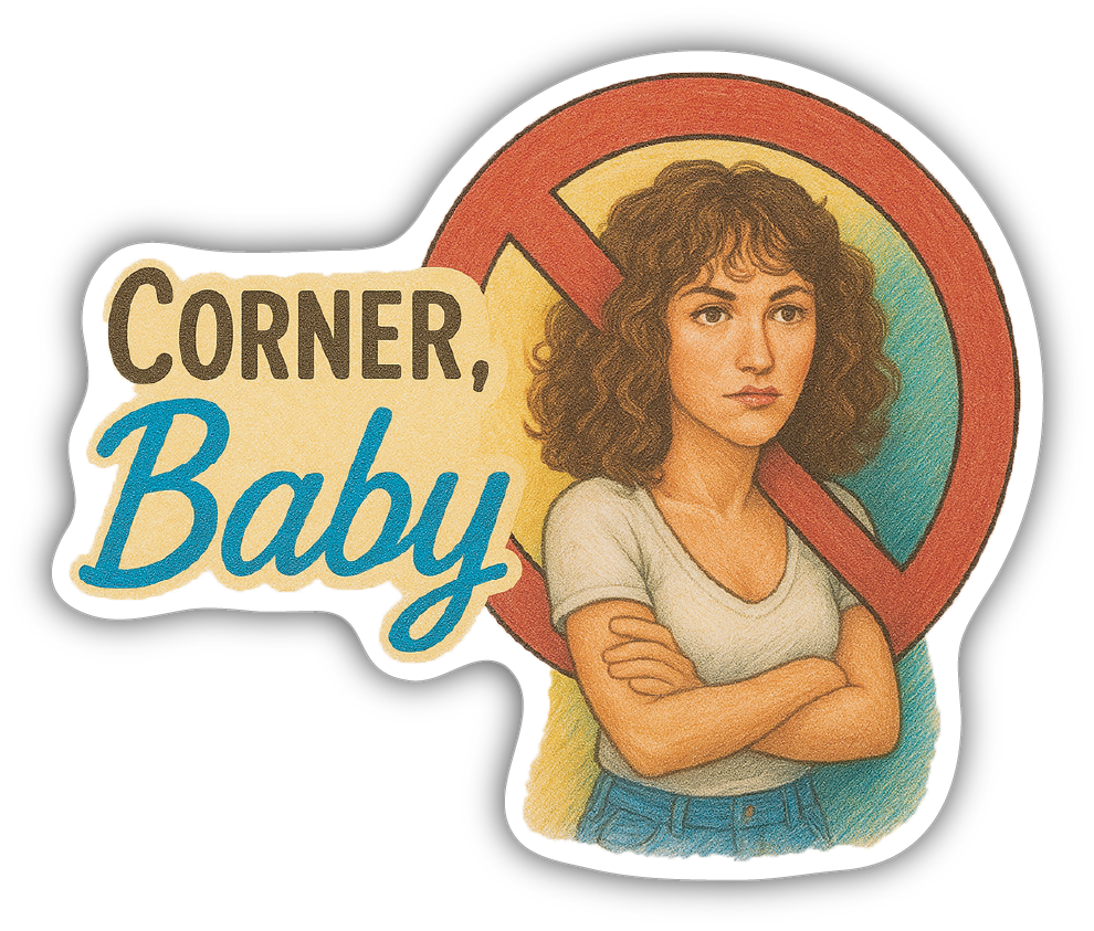 Sticker: Corner Baby - Pack of 24