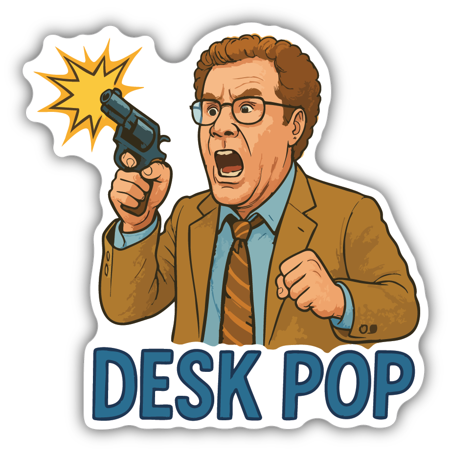 Sticker: Desk Pop - Pack of 24