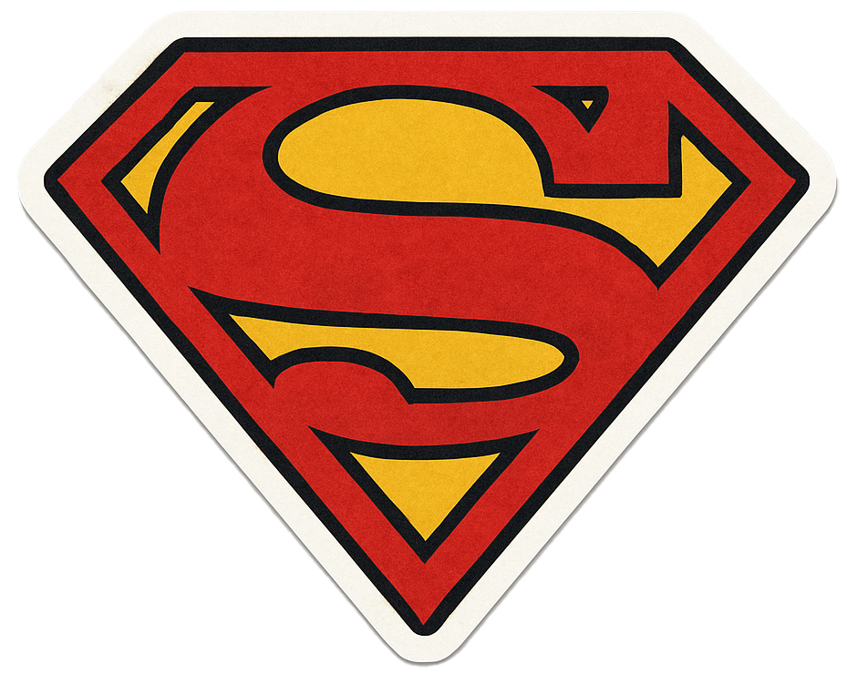 Sticker: Superman - Pack of 24