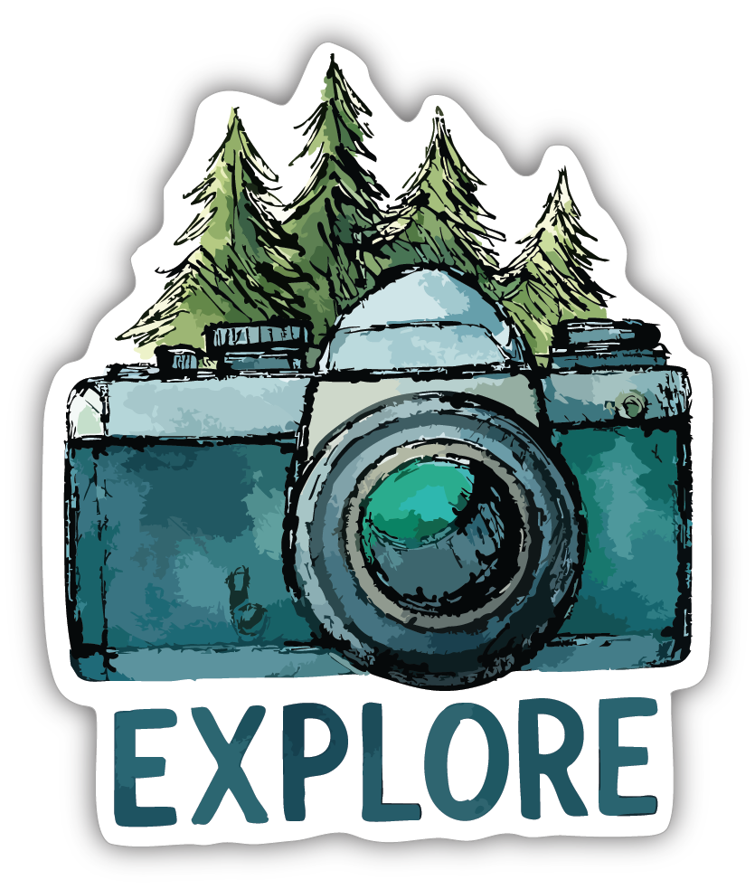 Sticker: Explore - Namedrop - Pack of 24