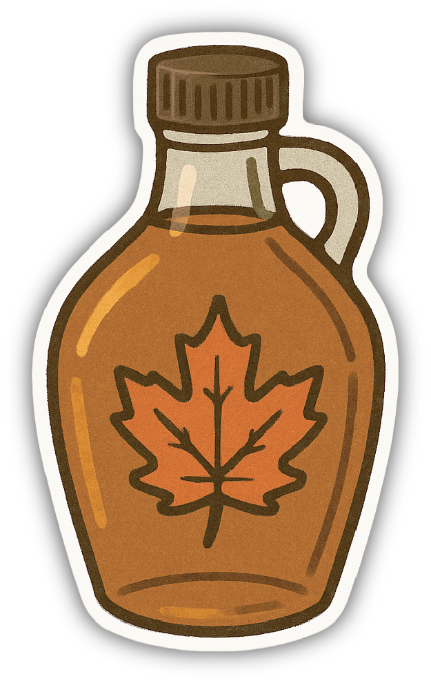 Sticker: Maple Syrup - Namedrop - Pack of 24