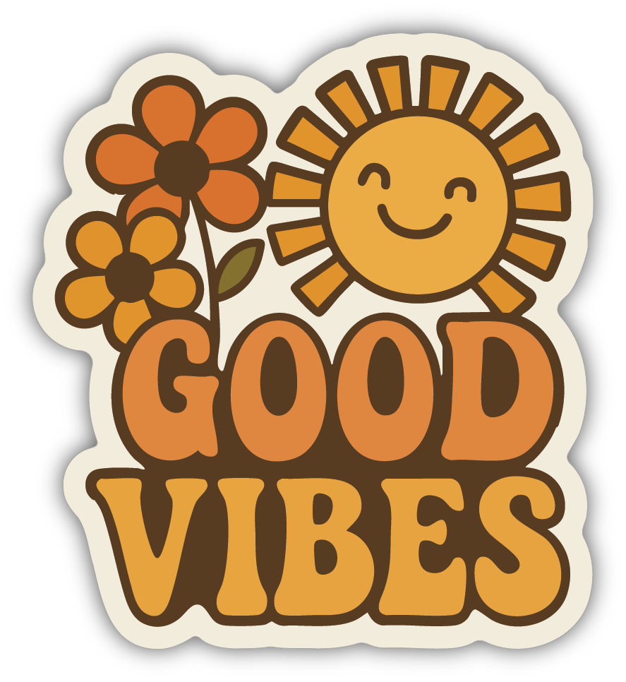 Sticker: Good Vibes - Pack of 24