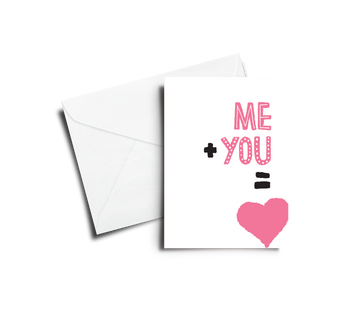 Greeting Card: Me + You - Pack of 6