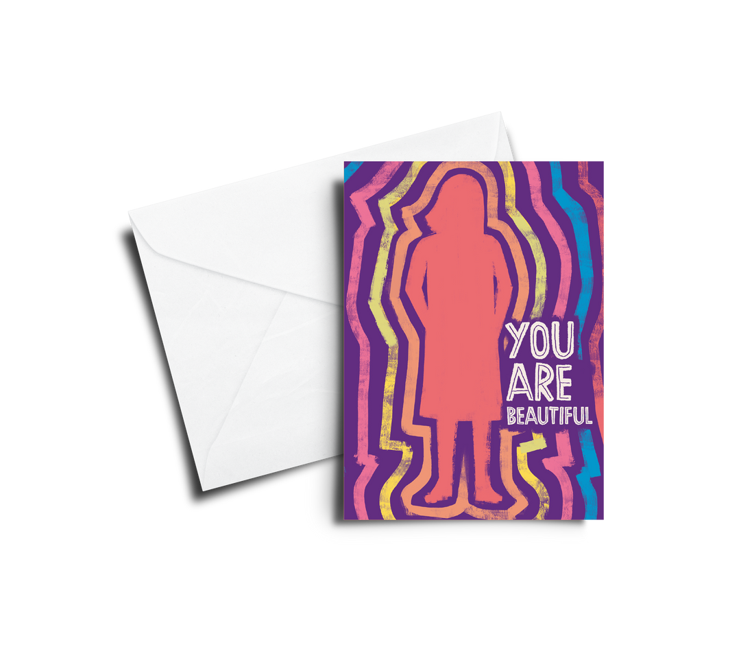Greeting Card: You Are Beautiful - Pack of 6