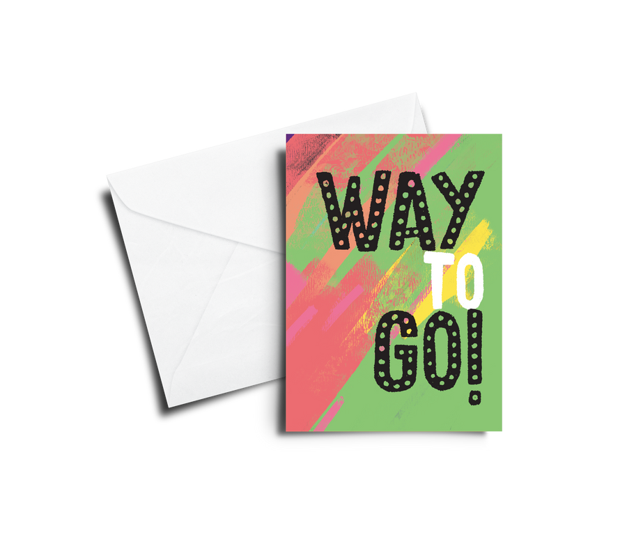 Greeting Card: Way to Go Green - Pack of 6