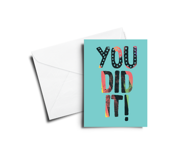 Greeting Card: You Did It - Pack of 6