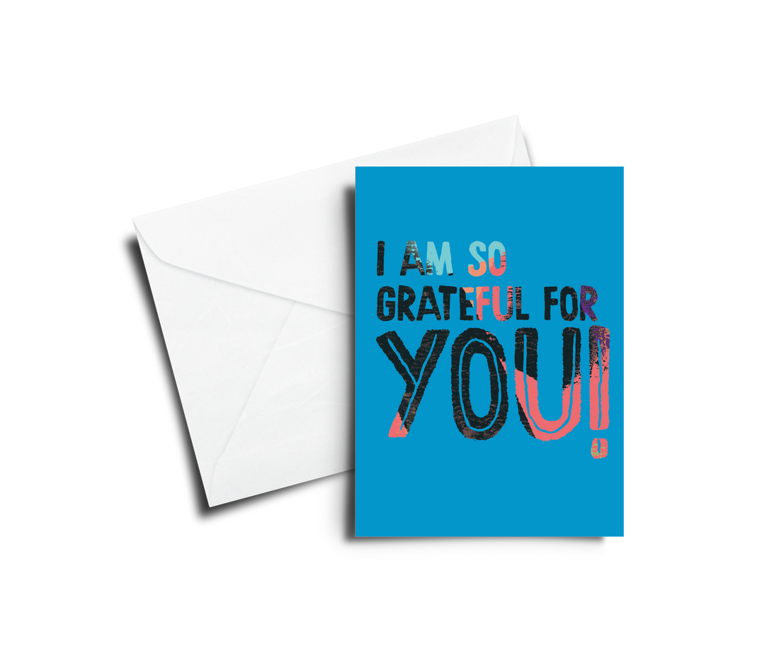 Greeting Card: I Am So Grateful For You - Pack of 6