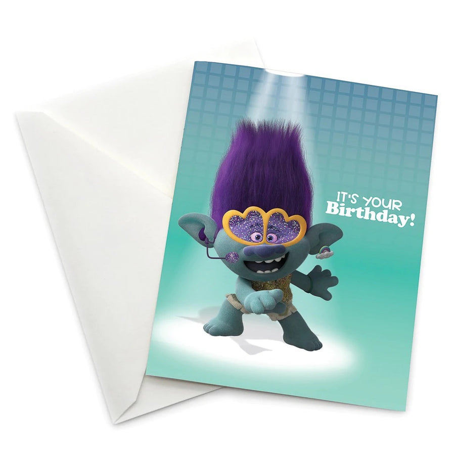 Greeting Card: Trolls, Branch It's Your Birthday! - Pack of 6