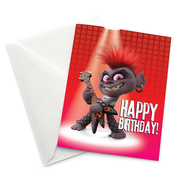 Greeting Card: Trolls, Queen Barb Happy Birthday! - Pack of 6