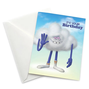 Greeting Card: Trolls, Cloud Guy It's Your Birthday - Pack of 6