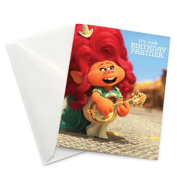 Greeting Card: Trolls, Delta Dawn It's Your Birthday Partner - Pack of 6