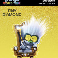 Sticker: Trolls, Tiny Diamond - Pack of 6