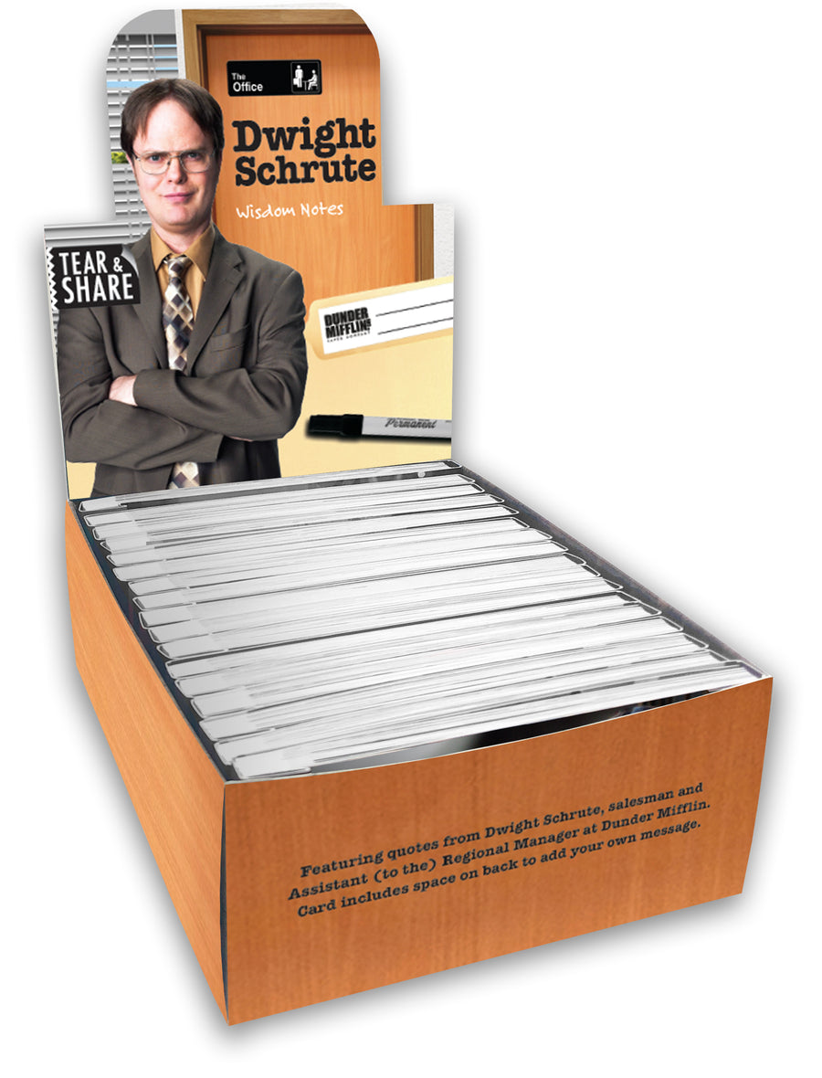 Lunch Notes: The Office, Dwight Schrute Wisdom Notes - Box of 15