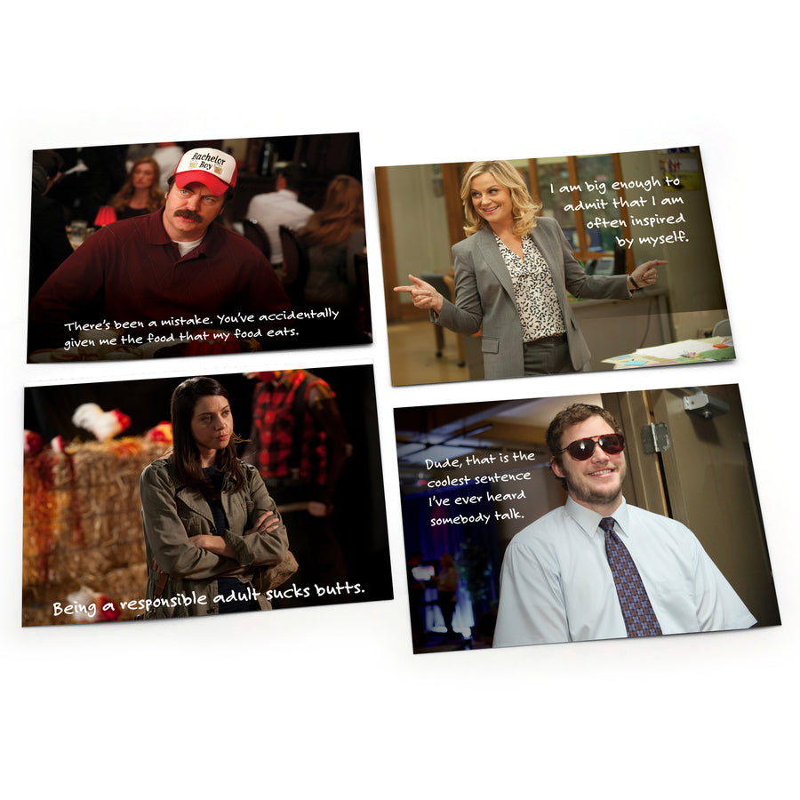 Jumbo Lunch Notes: Parks and Rec - Pack of 6