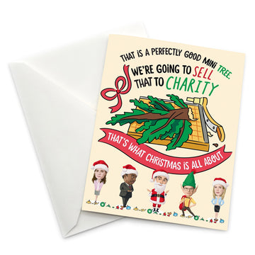 Greeting Card: The Office, That is a Perfectly Good Mini Tree - Pack of 6