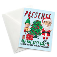 Greeting Card: The Office, Presents are the Best Way - Pack of 6