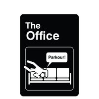 Sticker: The Office, Logo Parkour - Pack of 6