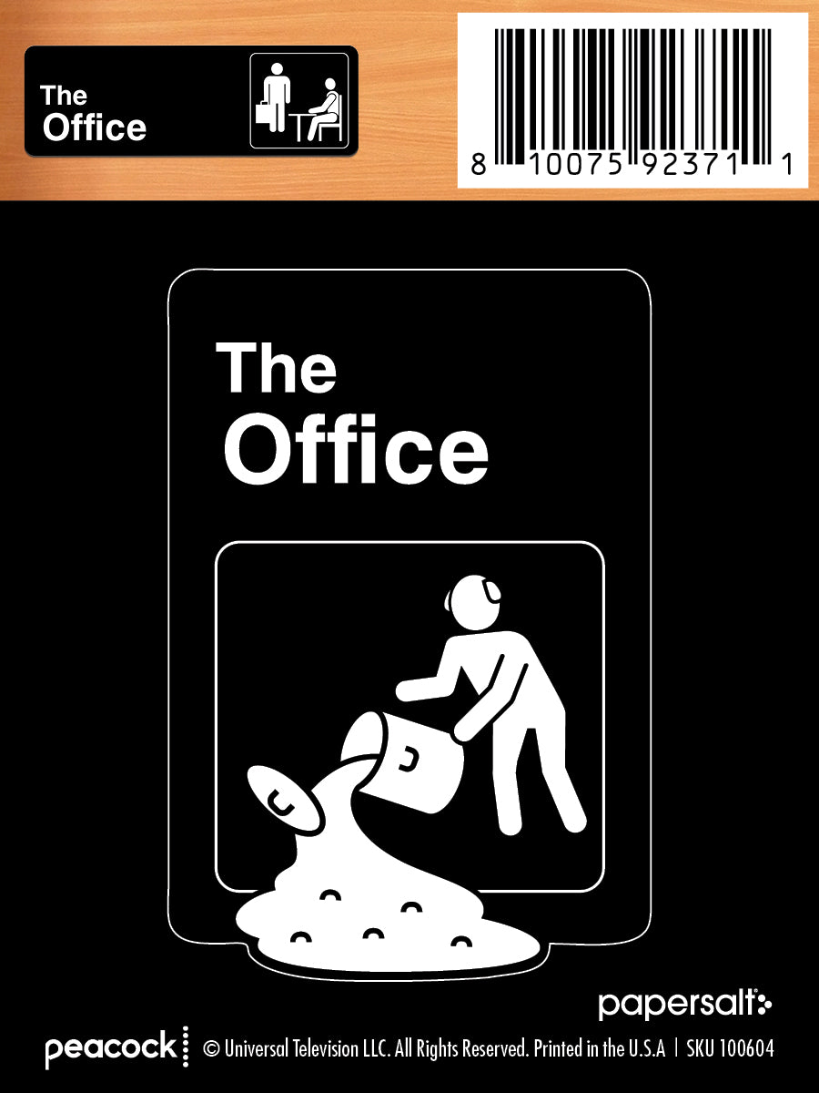 Sticker: The Office, Logo Kevin’s Chili Spill - Pack of 6