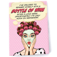 Magnet: Pop Life, I've Decided to Reward Myself with a Bottle of Wine - Pack of 6