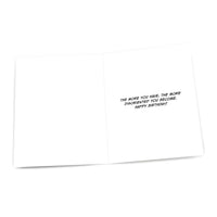 Greeting Card: Pop Life, Birthdays Are Like Alcohol - Pack of 6
