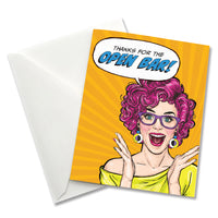 Greeting Card: Pop Life, Thanks for the Open Bar - Pack of 6
