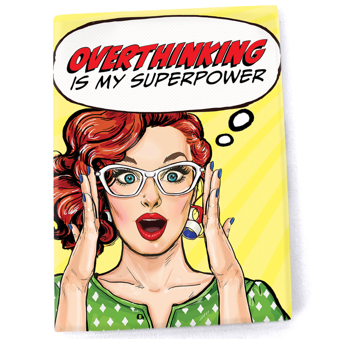 Magnet: Pop Life, Overthinking is my Superpower - Pack of 6