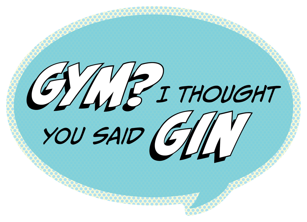 Sticker: Pop Life, Gym? I Thought You Said Gin - Pack of 6