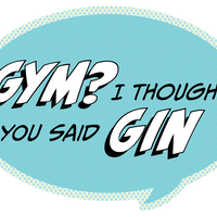 Sticker: Pop Life, Gym? I Thought You Said Gin - Pack of 6