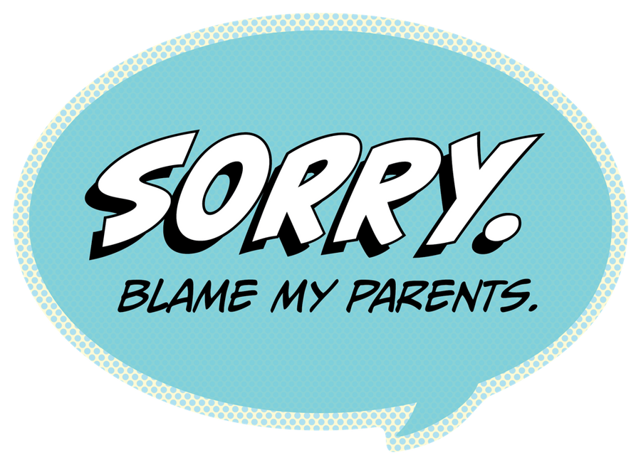 Sticker: Pop Life, Sorry Blame My Parents - Pack of 6