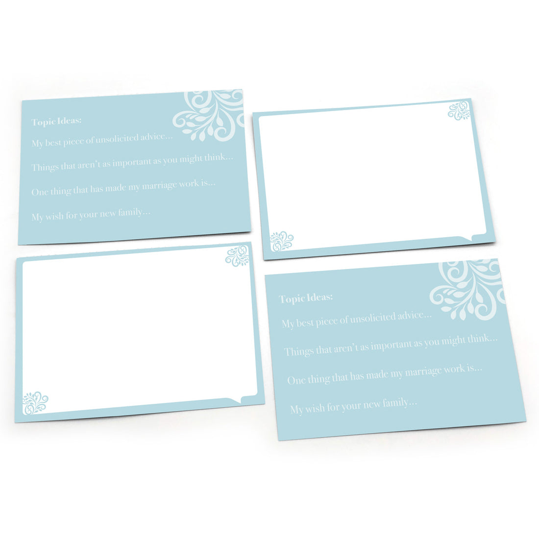 Jumbo Lunch Notes: Being Newlywed Wedding Shower Notes - Pack of 6