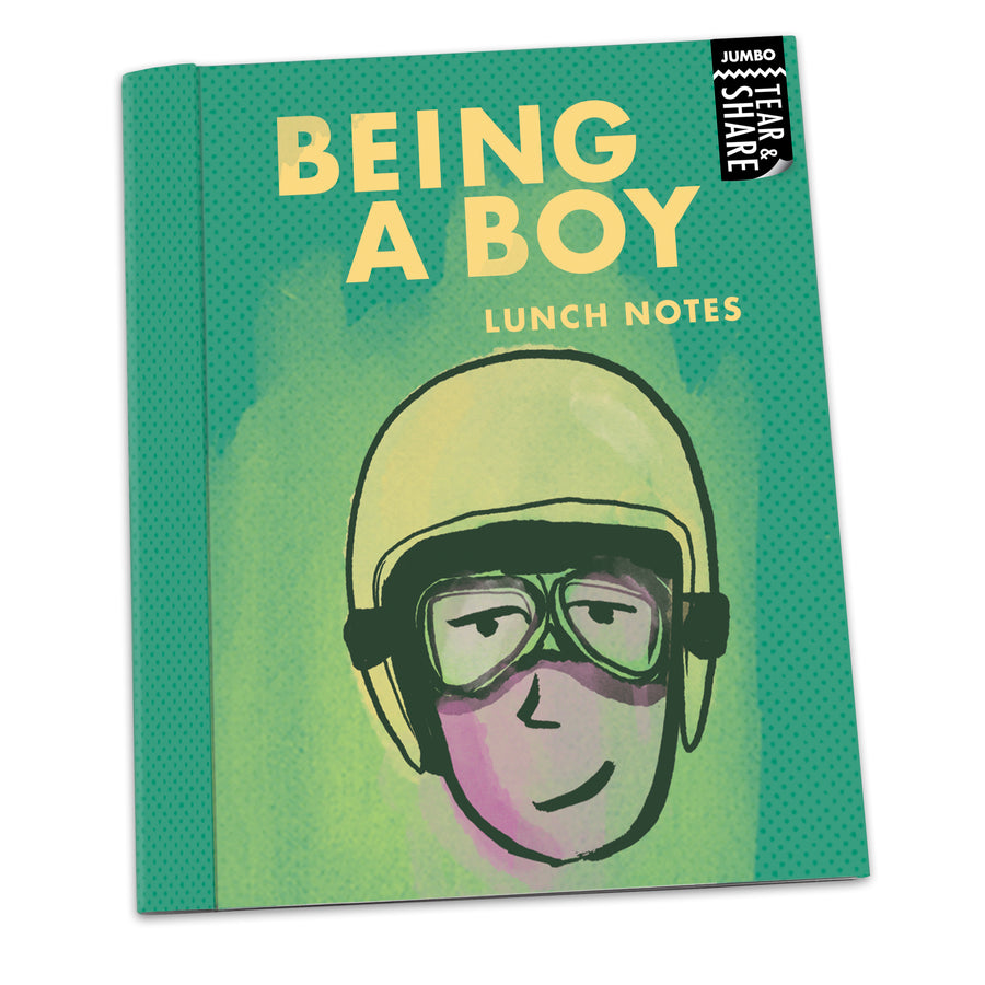 Jumbo Lunch Notes: Being a Boy - Pack of 6