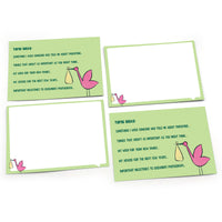 Jumbo Lunch Notes: Being a New Parent Baby Shower Notes - Pack of 6