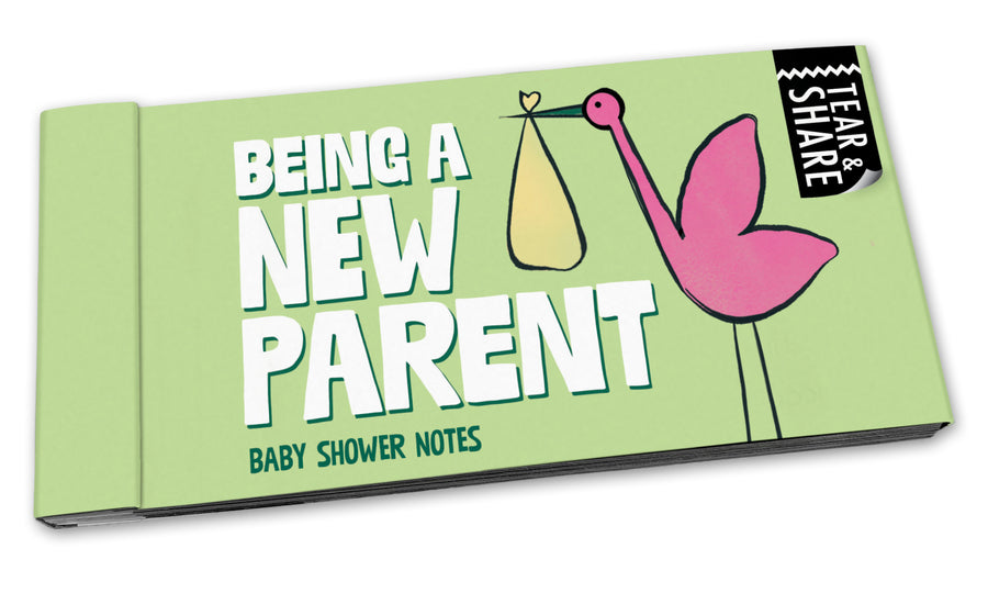 Lunch Notes: "Being a New Parent" Baby Shower Notes - Box of 15