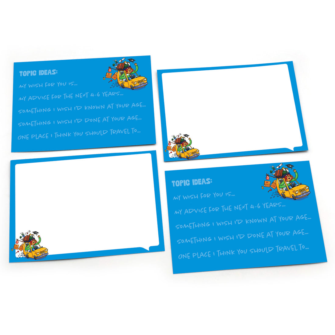 Jumbo Lunch Notes: How to Ditch Your Parents Graduation Party Notes - Pack of 6
